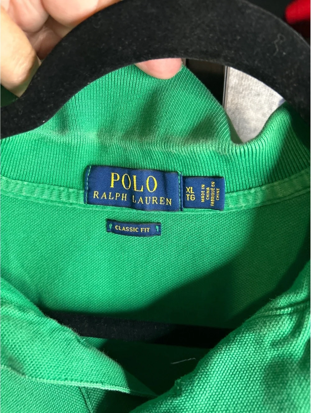 Polo Ralph Lauren Classic Fit Green Cotton Polo Shirt XL